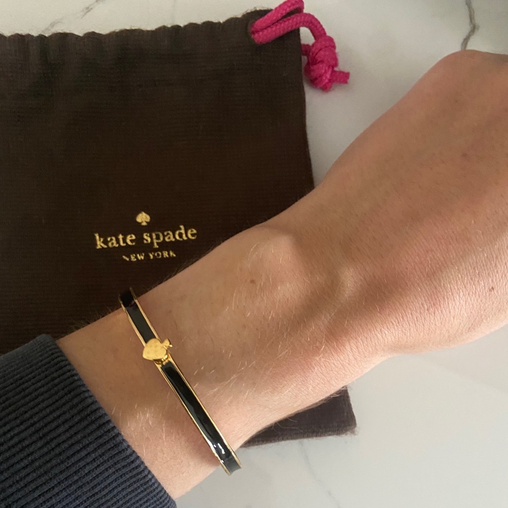 Black Kate Spade Bangle